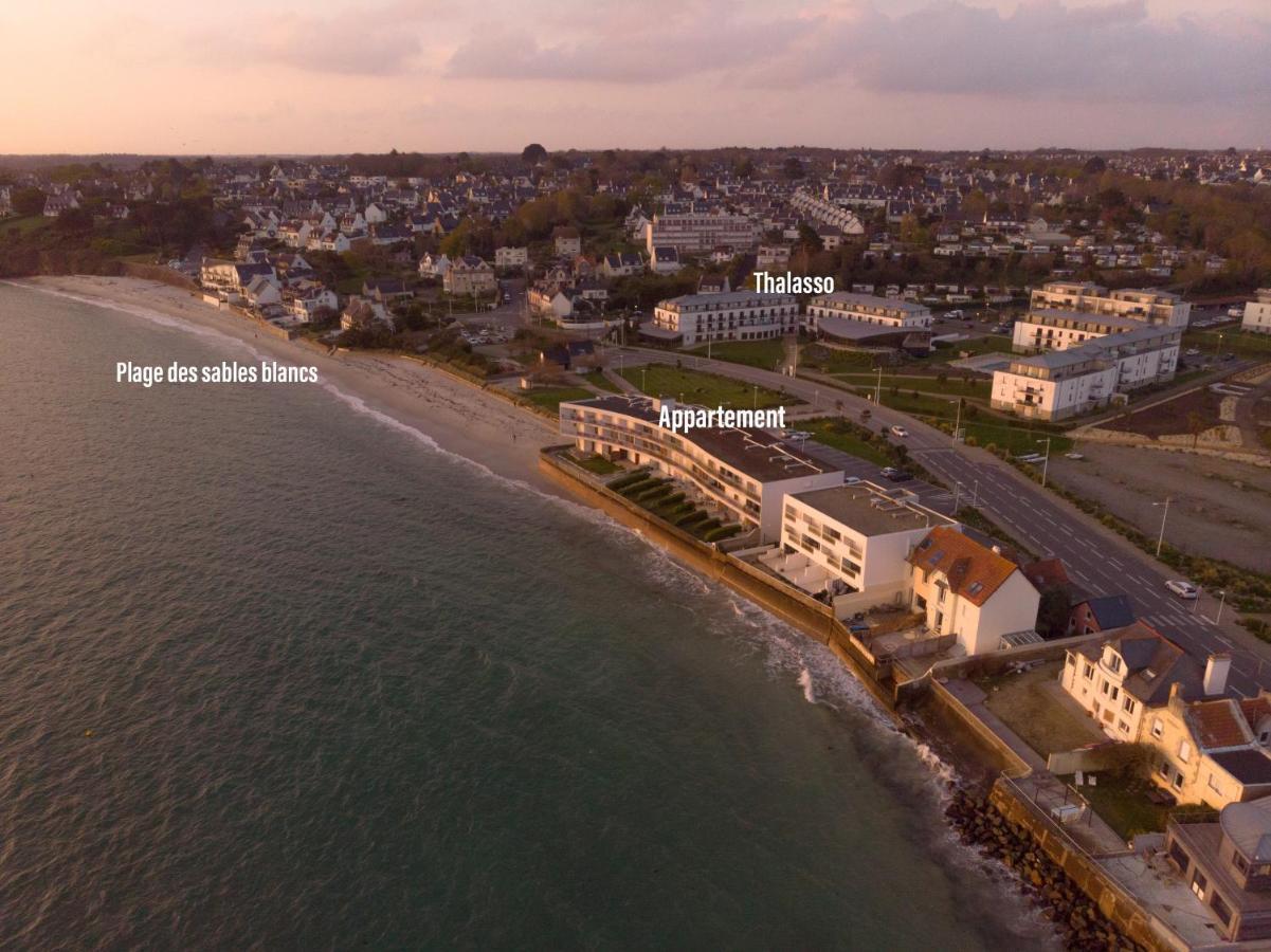 - L'Iroizh - Concarneau - Vue Mer Panoramique - Studio Standing Plage Des Sables Blancs - Parking - Panoramic Sea View - Near Thalassotherapy - Wifi - Eksteriør billede